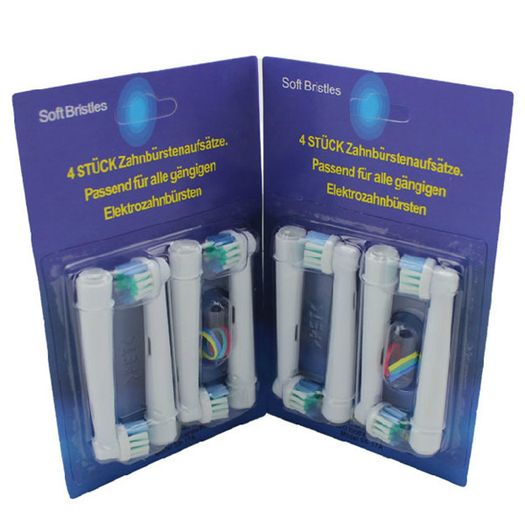 New 8 pcs Oral-B Braun Vitality Replacement Electric Toothbrush Head Oral B #388