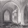 W.H. Bartlett.  Interior of Holy Cross Abbey Image 2