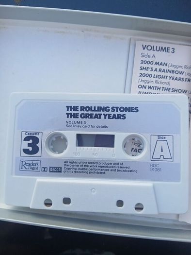 The Rolling Stones cassette set
