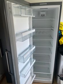 Siemens black freestanding fridge