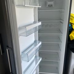 Siemens black freestanding fridge