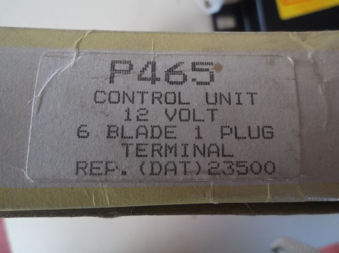 12 Volt Control Unit.