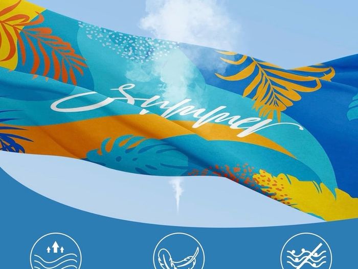 Microfibre Beach Towels for Adults 200x90cm 2 Pack Extra Large Beach Towels in Gift Boxed, 250 GSM, Sand Free, Lightweight & Quick Dry Beach Towel for Swim, Travel and Gym(Pink Stripe & Blue Stripe)