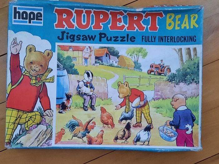 Vintage Rupert Bear Jigsaw Puzzle