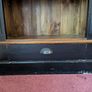 Tall black and wood bookcase Image 3