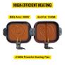 BRAND NEW 2 in 1 Electric Hot Pot BBQ Grill 2000W Multifunction Portable Home Foldable Non-Stick Split Pot Smokeless Barbecue Pan Image 4