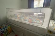 Tall bed safety rail