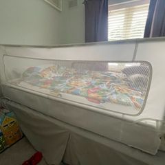 Tall bed safety rail