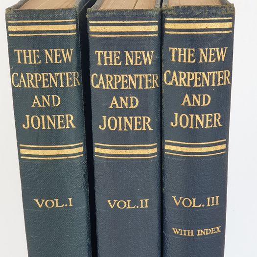 Carpenter and joiner books 1947 Vol 1-3 Caxton