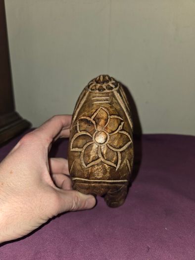 Carved Wooden Elephant figure
