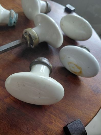 Antique variety of door and cupboard handles