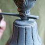 CAST IRON Wall Mount Hummingbird Welcome Bell Rustic Farm/Garden/Patio Door Decor Image 6