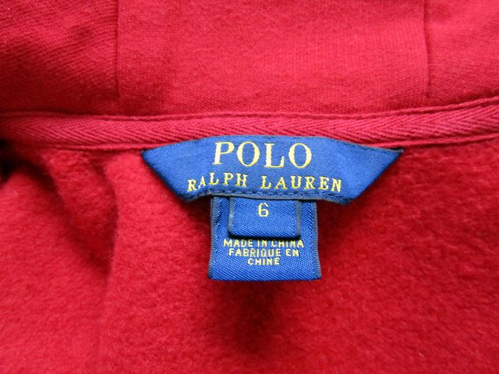 Girls RALPH LAUREN POLO Festive Red Jacket Cardigan Age 6