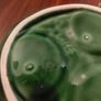 Vintage pottery salt, pepper,mustand set. Image 2