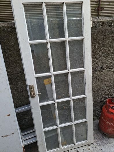 doors and fireplace