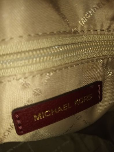 Michael Kors Cindy Medium Dome Handbag - Burgundy Leather - New & Unused