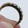 Vintage 9ct Yellow Gold 7 Stone Diamond Ring Image 5