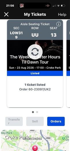 2 The Weekend tickets NEED GONE