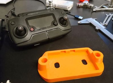 DJI Mavic Pro remote controller guard and battery holder