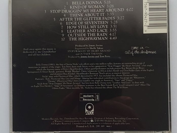 Steve Nicks - Bella Donna - CD