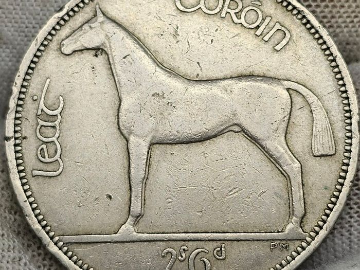 Ireland 1961 Mule Halfcrown Mint Error Very Nice Grade