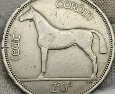 Ireland 1961 Mule Halfcrown Mint Error Very Nice Grade
