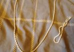 Silver Chain and Braclet