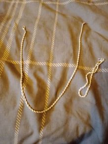 Silver Chain and Braclet