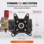 Pressure Washer Pump, 25.4 mm(1") Shaft Horizontal Triplex Plunger, 276 bar(4000 PSI), 15 L/min(4.0GPM), Replacement Power Washer Pumps Kit with 5 Nozzles, Compatible with Simpson MorFlex 40224, 40225, 40226, Santoprene Image 2