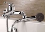 Bath Shower Mixer Tap Bathroom Chrome Bath Taps Shower Single Lever
