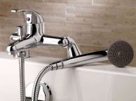 main image for ad Bath Shower Mixer Tap Bathroom Chrome Bath Taps Shower Single Lever