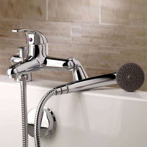 Bath Shower Mixer Tap Bathroom Chrome Bath Taps Shower Single Lever