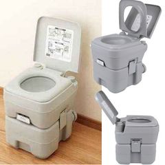 20L Portable Flush Outdoor Toilet for Camping Caravan Mobile