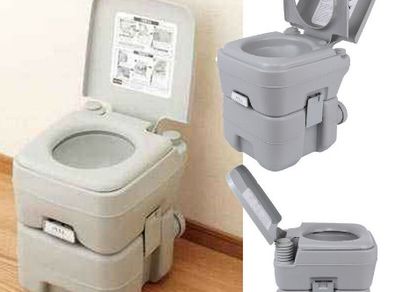 20L Portable Flush Outdoor Toilet for Camping Caravan Mobile