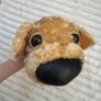 Artlist Collection The Dog Plush Stuffed Big Head Golden Retriever approx. 32 cm length Used Please see photos Image 5