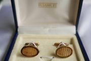 Vintage Sterling Silver 925 Swank Cufflinks in Original Box Mens Wedding Groom Retro Accessories