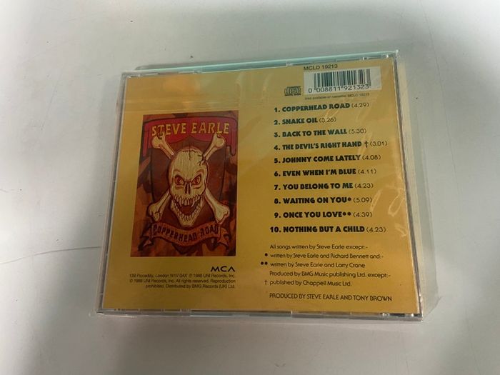 Steve Earle Copperhead Road CD NEW/SEALED