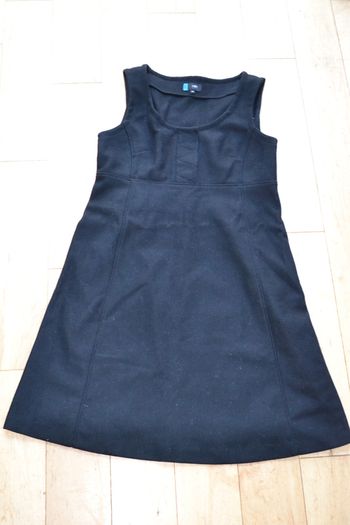 Formes Paris black sleeveless wool maternity dress Size 40