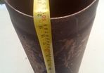 Flue steal pipe stove 7'' 500mm long