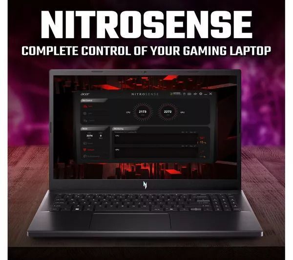 Acer Nitro V15 Gaming 15.6" Laptop, Ryzen 5 7535HS 16GB, 512GB SSD, Windows 11, NVIDIA GeForce RTX 3050