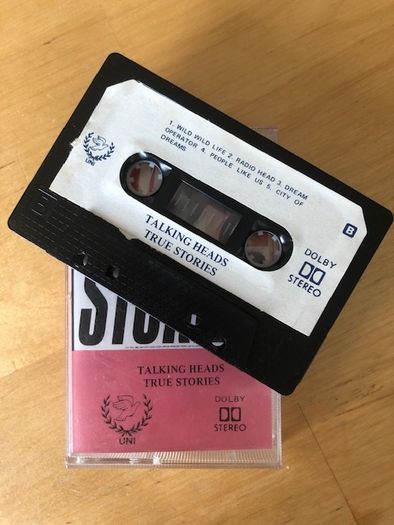 Talking Heads True Stories Music Cassette