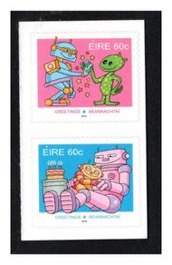 2014 Ireland Greetings Stamp Booklet Commemorative Stamp Mint Never Hinged (MNH)