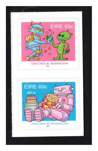 2014 Ireland Greetings Stamp Booklet Commemorative Stamp Mint Never Hinged (MNH)