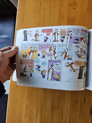 The Calvin And Hobbs X 2 Books. I X Lazy Sunday Book. 2 X There's Treasure Everywhere.  Both By Bill Watterson. Large Volume Paperback In Good Condition.  See Photos For Same