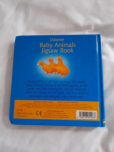 Children's 'Baby Animals Jigsaw Book'