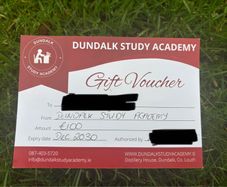 Dundalk Study Academy Voucher
