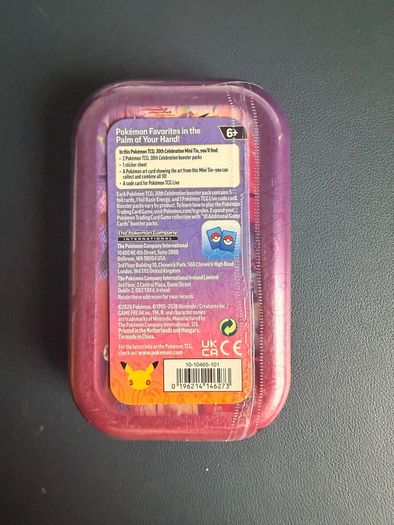 Pokemon mini tin