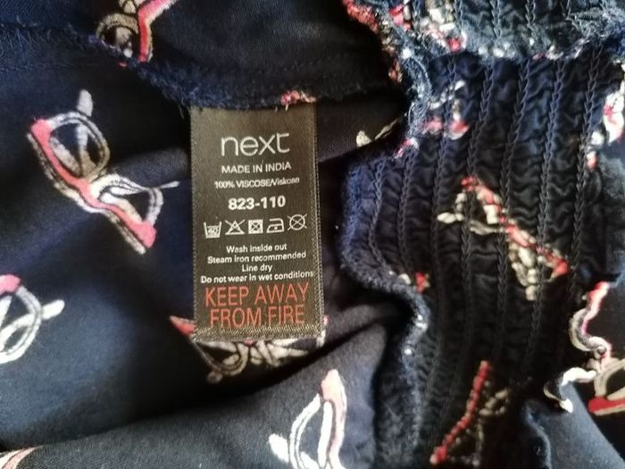 Next blue top UK20