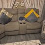 Corner sofa with recliner and 2-seater Image 3