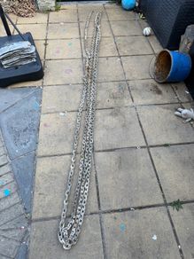 38 meters of 10mm galvanised chain